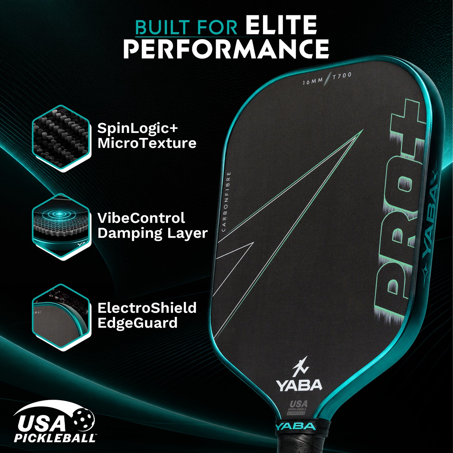 YABA Pro+ Gen4 USAP Approved Paddle