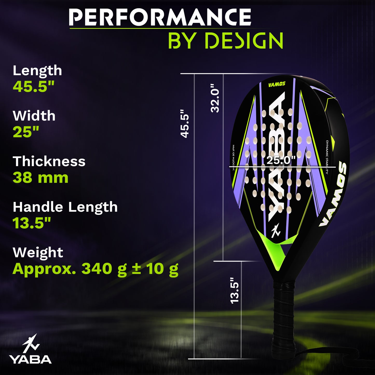YABA Vamos Padel Racquet